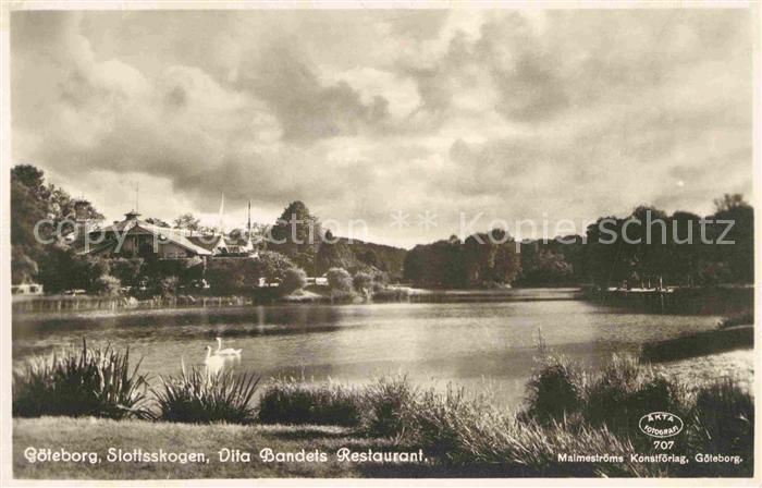 Goeteborg Slottsskogen Vita Bandels Restaurant