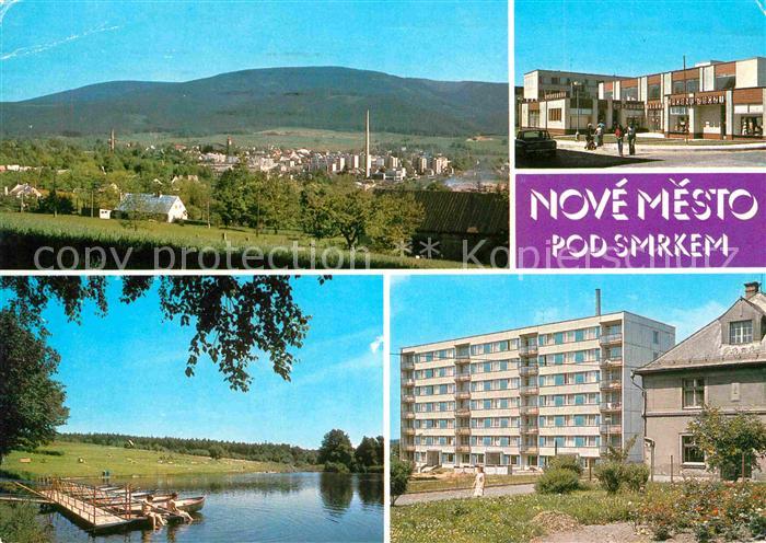 Nove Mesto pod Smrkem Panorama See Neubauplatte