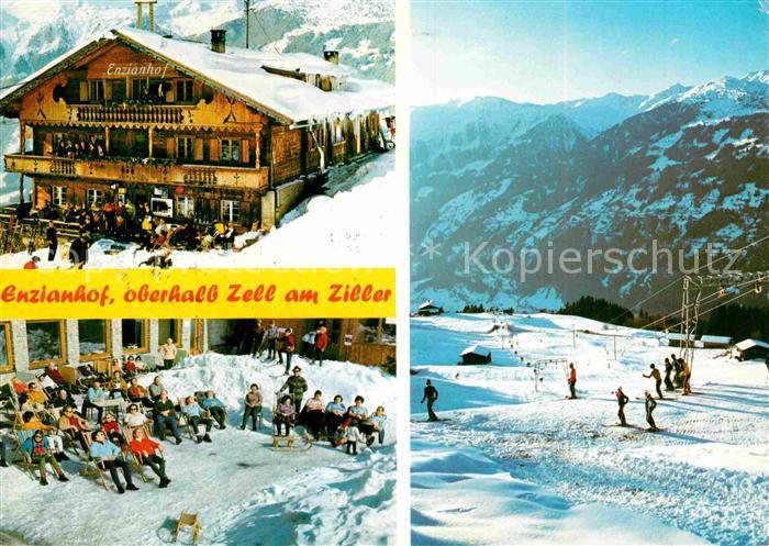 Zell Ziller Tirol Enzianhof Winterlandschaft