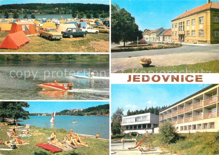 Jedovnice Campingplatz Schwimmbad Strand