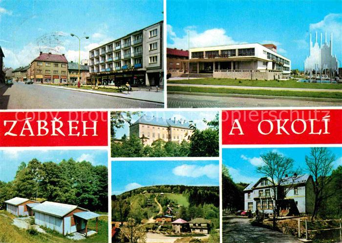 Zabreh Camping Panorama Stadtasichten