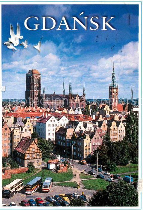 Gdansk Altstadt Marienkirche Rathaus