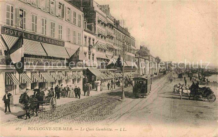 Boulogne-sur-Mer Le Quai Gambetta