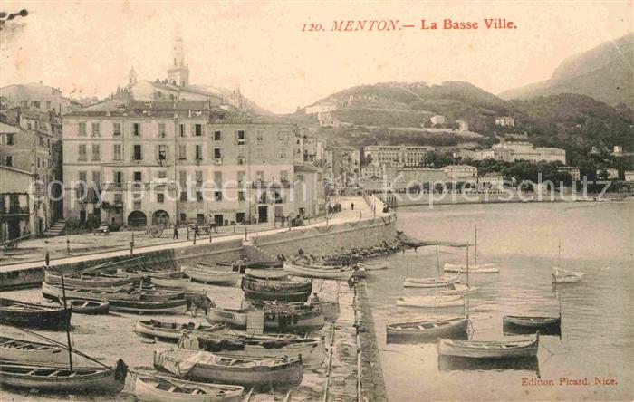 Menton Alpes Maritimes Hafen
