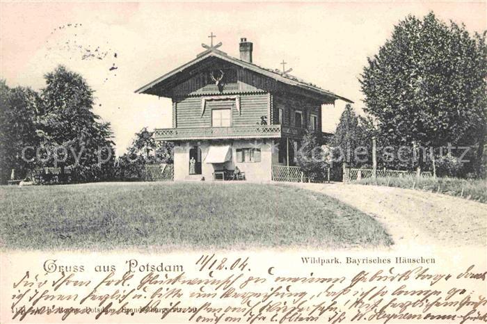 Potsdam Wildpark Bayrisches Haeuschen