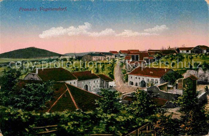 Vogesen Vosges Region Kleines Dorf