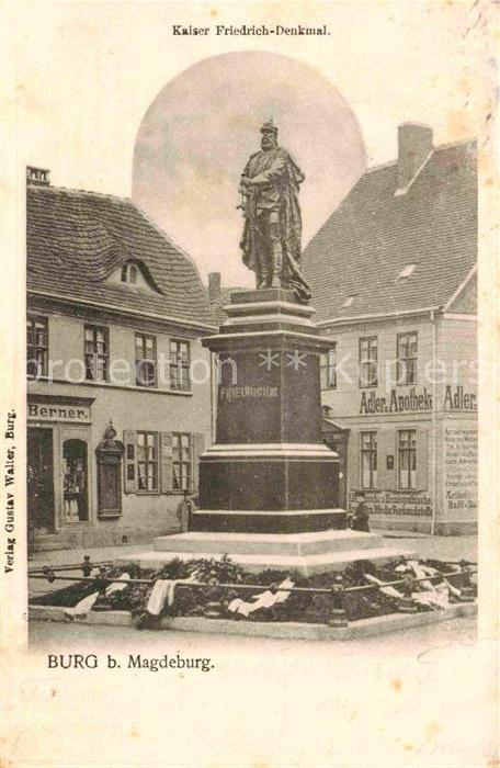 Burg Magdeburg Kaiser Friedrich Denkmal