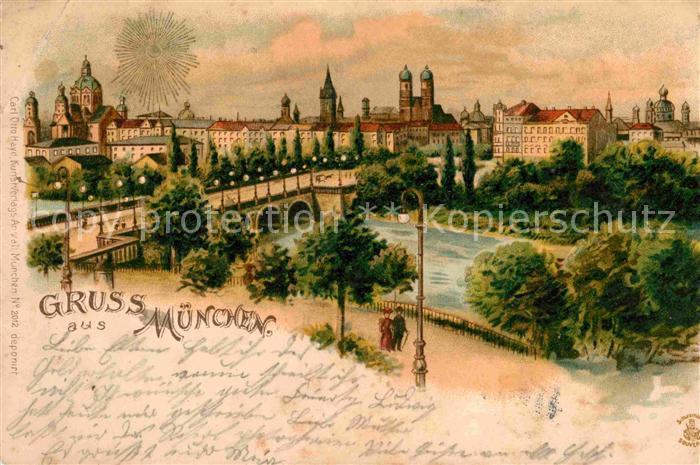 Muenchen Bayern Teilansicht