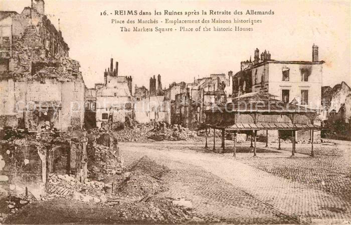 Reims Champagne Ardenne Kriegszerstörung