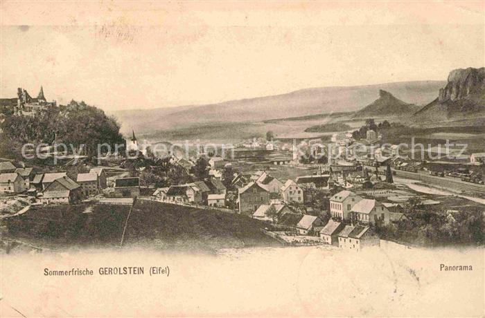 Gerolstein Rheinland-Pfalz Panorama