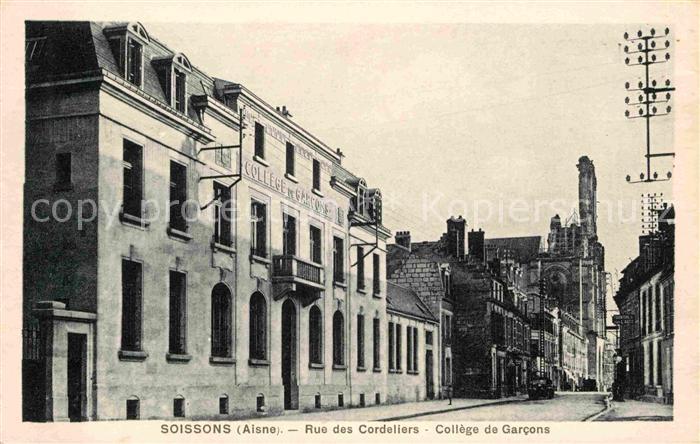 Soissons Aisne Rue des Cordeliers