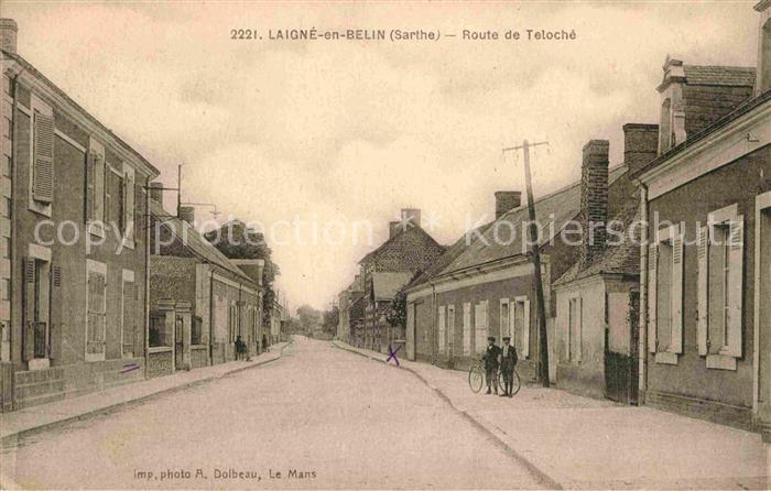 Laigne-en-Belin Route de Teloché