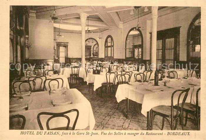 Bordeaux Hotel du Faisan Speisesaal