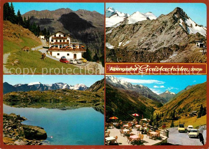 Soelden oetztal Alpengasthof Gaislachalm Bergstation Gaislachkogl Gaislachsee Ve