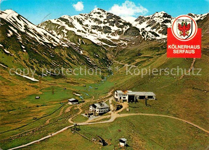 Serfaus Tirol Koelnerhaus Fliegeraufnahme