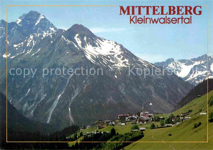Mittelberg Kleinwalsertal Panorama