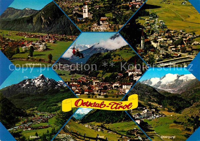 oetztal Tirol Umhausen Sautens Laengenfeld Oetz Soelden Vent Obergurgl