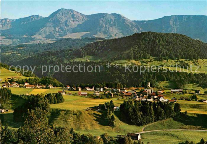Hittisau Vorarlberg Bregenzerwald mit Winterstaude