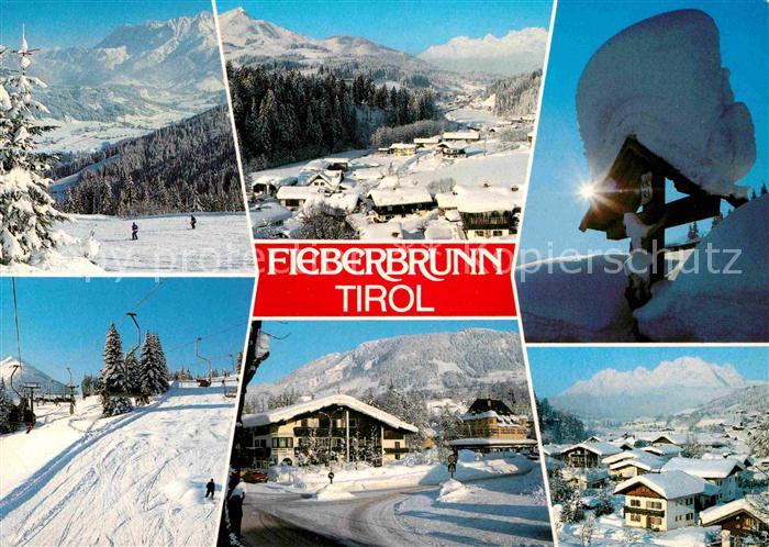 Fieberbrunn Tirol Streuboeden Panorama Teilansichten