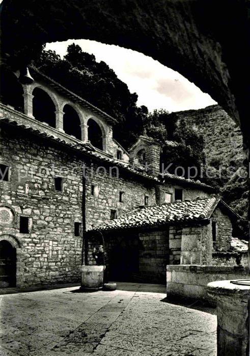Assisi Umbria Einsiedeler Kerke Klosterhof