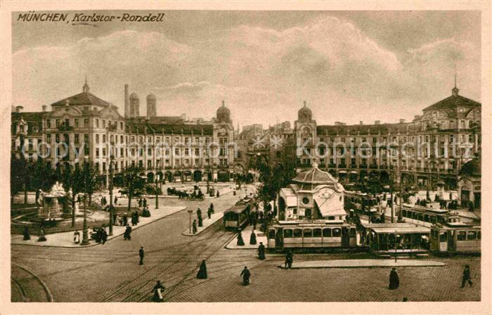 Strassenbahn Karlstor-Rondell München