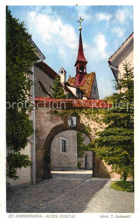 Foto Gaberell J. Nr. 7469 St. Chrischona Altes Portal