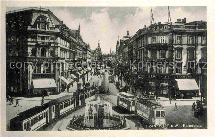 Strassenbahn Frankfurt am Main Kaiserplatz