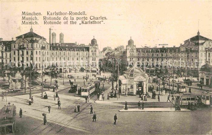 Strassenbahn München Karlstor-Rondell