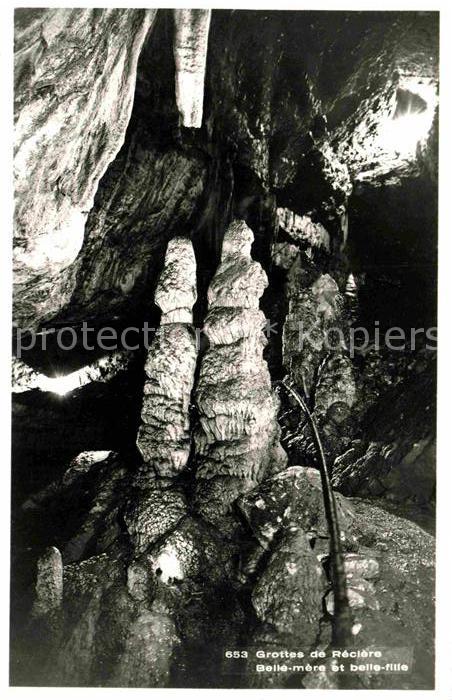 Hoehlen Caves Grottes Reclere Belle-Mere et Belle-Fille