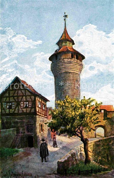 Sollmann Paul Nürnberg Vestnerturm Tiefer Brunnen