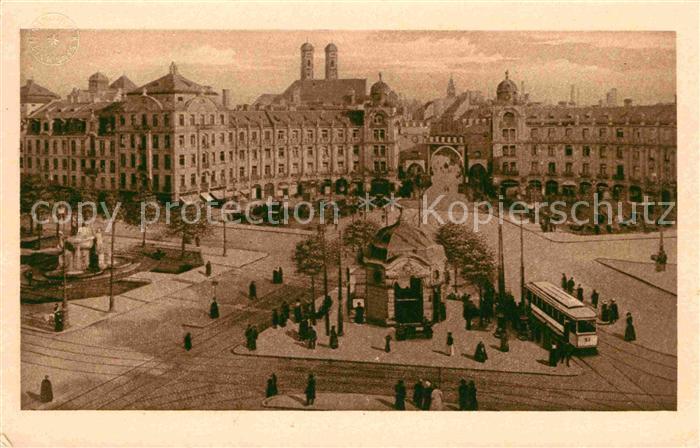 Strassenbahn München Karlsplatz Karlstor-Rondell