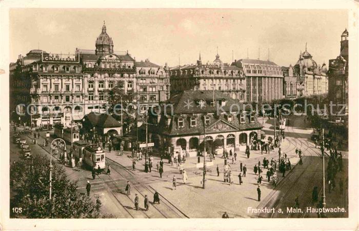 Strassenbahn Frankfurt am Main Hauptwache