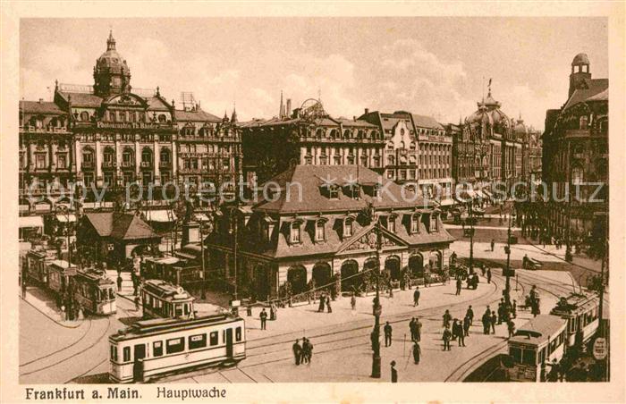 Strassenbahn Frankfurt am Main Hauptwache