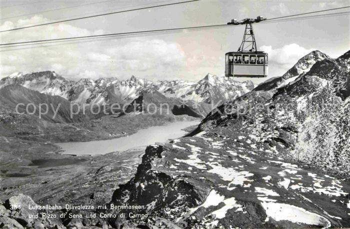 Seilbahn Diavolezza Berninaseen Pizzo di Sena Corno di Campo
