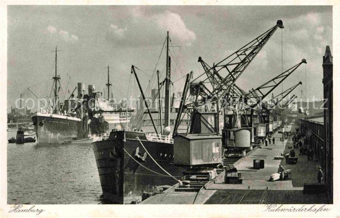 Schiffe Ships Navires Hamburg Kuhwärderhafen