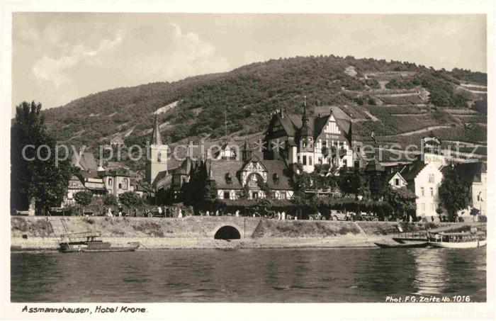Foto ZED Nr. 1016 Assmannshausen Hotel Krone
