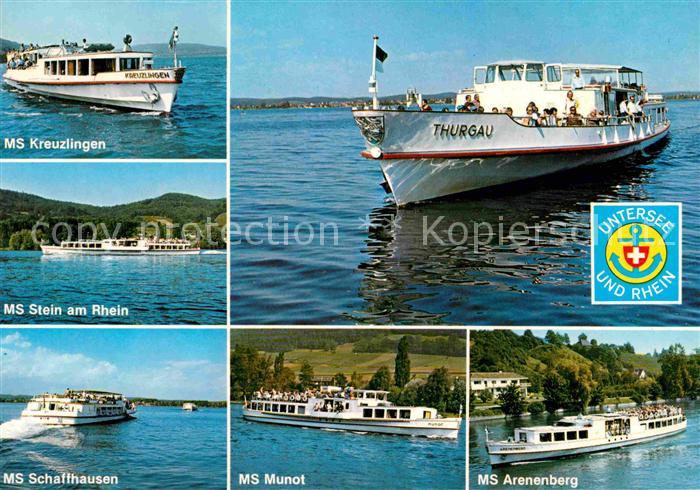 Motorschiffe MS Kreuzlingen MS Mumot MS Schaffhausen