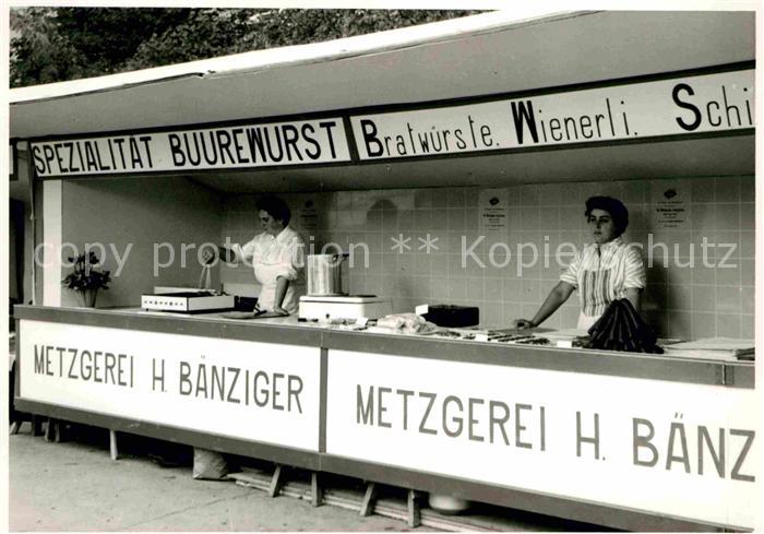 Metzgerei Fleischerei Schlachterei H. Bänziger Imbissstand Buurewurst Brat