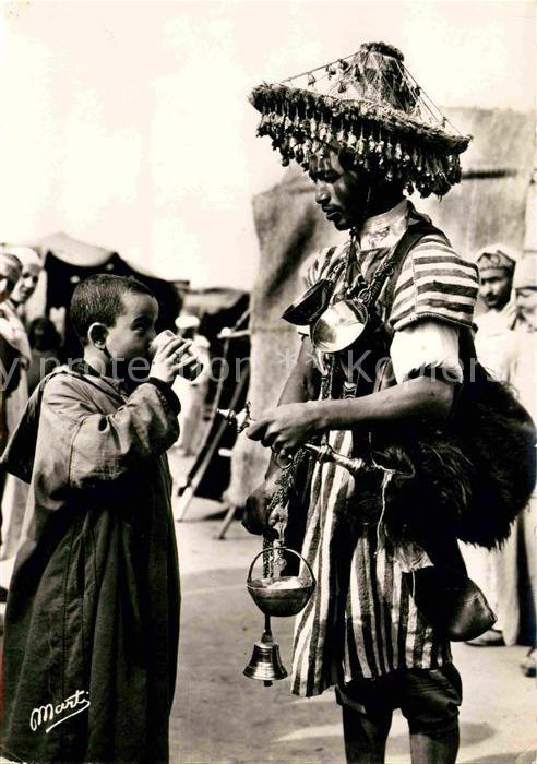 Typen Arabien Marokko Types Marocains Porteur d_Eau