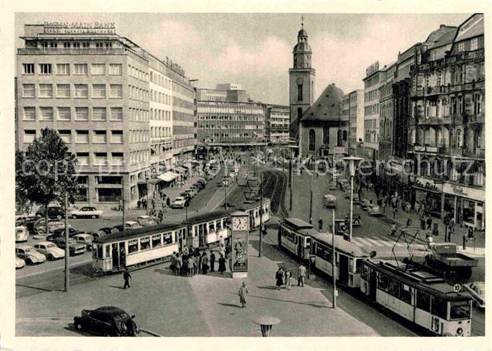 Strassenbahn Frankfurt am Main Rossmarkt Katharinenk