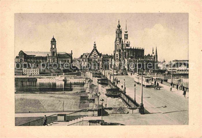 Strassenbahn Dresden Friedrich-August-Brücke Ständeh