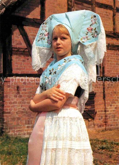 Trachten Niedersorbische Festtracht Burg Spreewa