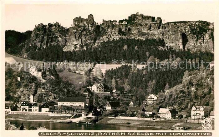 Foto Hahn Nr. 4126 Rathen Lokomotive Sächsische Schwe