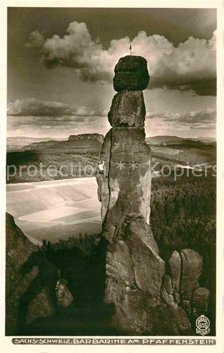 Foto Hahn Nr. 615 Kletterer Barbarine Pfaffenstein Sä