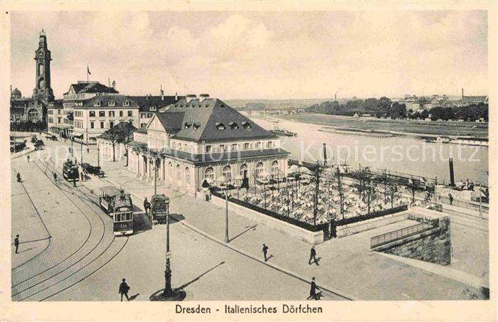 Strassenbahn Dresden Italienisches Dörfchen