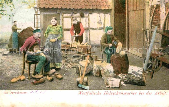 Schuhmacher Bad Oeyenhausen Holzschuhmacher bei der