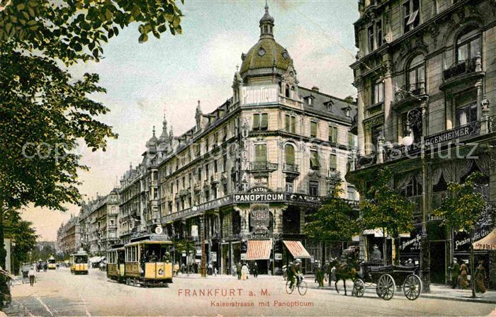 Strassenbahn Frankfurt am Main Kaiserstrasse Panopti
