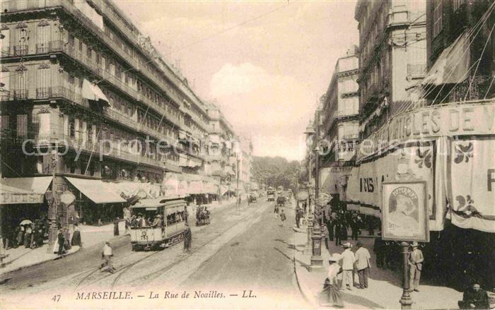 Strassenbahn Marseille Rue de Noailles