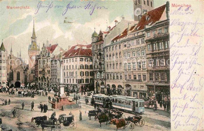 Strassenbahn München Marienplatz