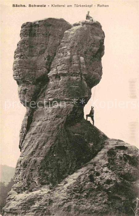 Klettern Bergsteigen Türkenkopf Rathen